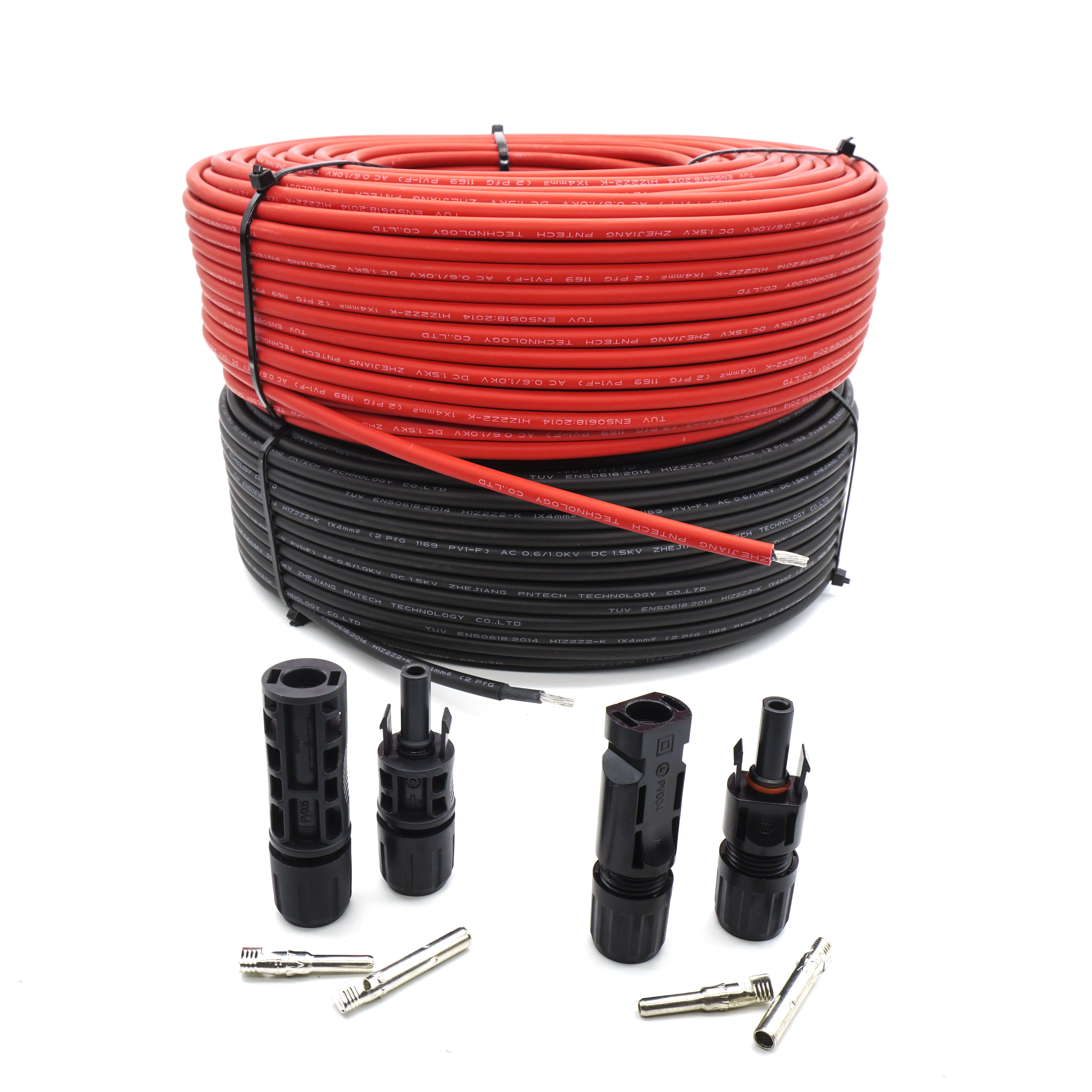 1500V Solar Connector Suitable 2.5/4/6mm2 PV Solar Panel Cable IP67 PV Connector