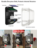 Dual-mode Solar Power Candlelight Fickering Outdoor Waterproof Solar Wall Lamp for House Garden Gate Pool