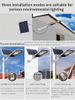 High Power 100W 300W 400W 600W Outdoor Waterproof Street Yard Illuminating Remote Control Solar Panel Solar Lamp 