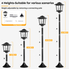 Waterproof Outdoor Garden Yard Decoration Solar LED Floor Lmap with Warm Light