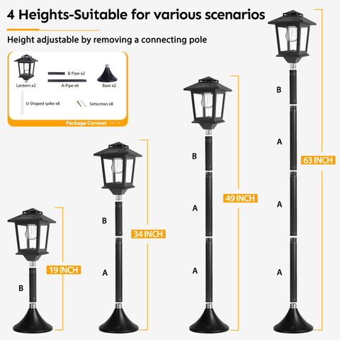 Waterproof Outdoor Garden Yard Decoration Solar LED Floor Lmap with Warm Light