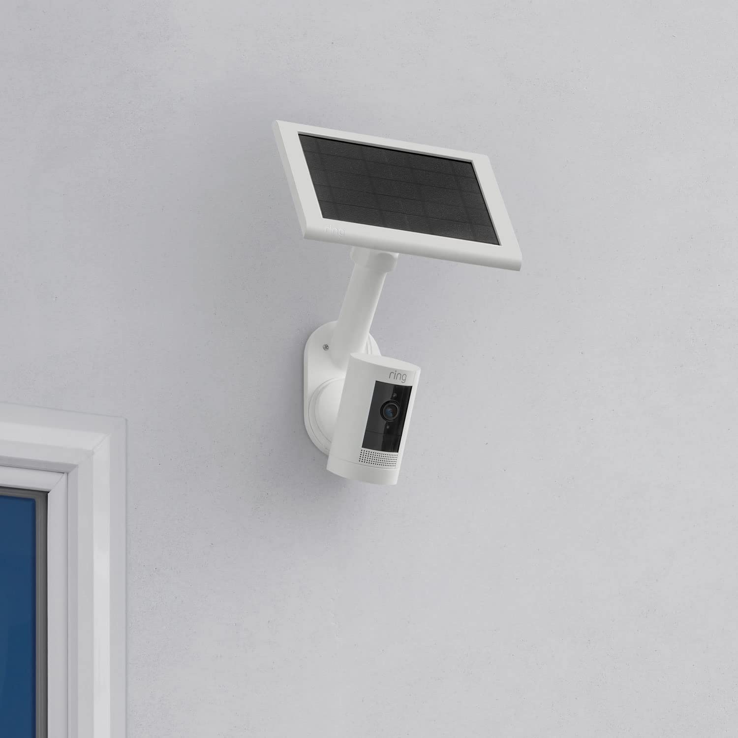 High Quality Convenient Ring Wall Black White Mounting Support for Solar Panels and Cams