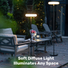 Outdoor 100% Solar Powered Fully Weatherproof Mushroom Shape Simple Decor LED Source Solar Floor Lamp