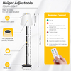 Solar Power Outdoor Waterproof Rechargeable Warm Whilte LED Solar Floor Lamp for Garden Pool Lawn