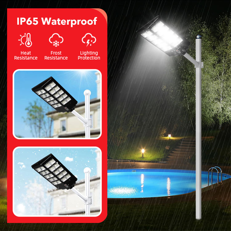Energy-Saving Environment-friendly Durable Outdoor IP65 180W 240W 300W All-In-One Integrated LED Solar Street Lamp