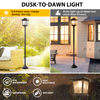 Waterproof Outdoor Garden Yard Decoration Solar LED Floor Lmap with Warm Light