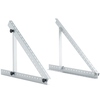 Angle 0 to 90° Adjustable Tilting Mounting Brackets Up to 100 180 200W Single Panel with Foldable Tilt Legs 