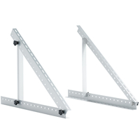 Angle 0 to 90° Adjustable Tilting Mounting Brackets Up to 100 180 200W Single Panel with Foldable Tilt Legs 
