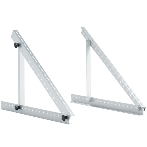 Angle 0 to 90° Adjustable Tilting Mounting Brackets Up to 100 180 200W Single Panel with Foldable Tilt Legs 
