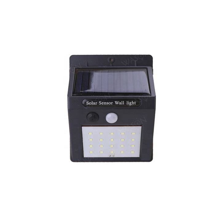 Outdoor Waterproof Solar Powered Wireless Security Lights Solar LED Induction Wall Lamp with 20 LED Solar Lights