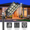 Hot-sell Outdoor Street Light Pole 10Ft Tall Metal Solar Lamp Posts Perfect for Backyard, Patio, Street, Lighting Fixtures