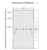 Hot Sale Bifacial Mono P-Type 670W PV Solar Panel Solar Plate