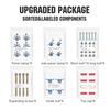 Environment-friendly Adjustable Waterproof Multi-Pieces Solar Panel Mounting Brackets Kit System for 1-4pcs Solar Panels