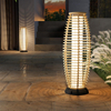 Outdoor Floor Lamp Solar Powered Lantern Waterproof for Garden Porch Decor, Large Crossover Outdoor Landscape Solar Power Floor Lamp