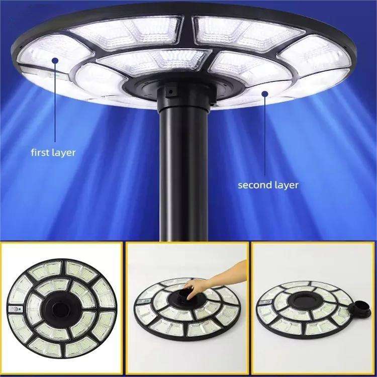 Outdoor Intelligent 1000W Power Energy Yard Street UFO-shape Induction LED Solar Lamp