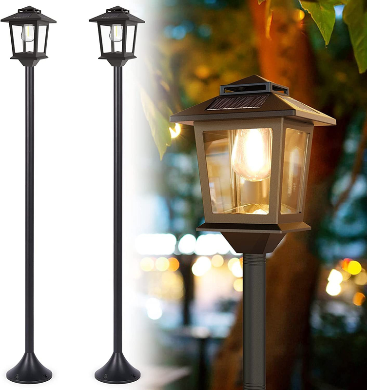 Waterproof Outdoor Garden Yard Decoration Solar LED Floor Lmap with Warm Light