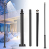 Hot-sell Outdoor Street Light Pole 10Ft Tall Metal Solar Lamp Posts Perfect for Backyard, Patio, Street, Lighting Fixtures