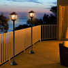 Waterproof Outdoor Garden Yard Decoration Solar LED Floor Lmap with Warm Light