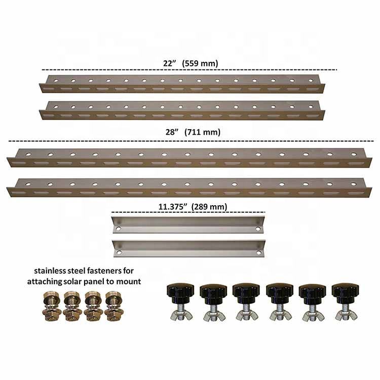Wholesale Hot-selling Adjustable Tripod Aluminium Solar Tripod Support for One pcs Panel 