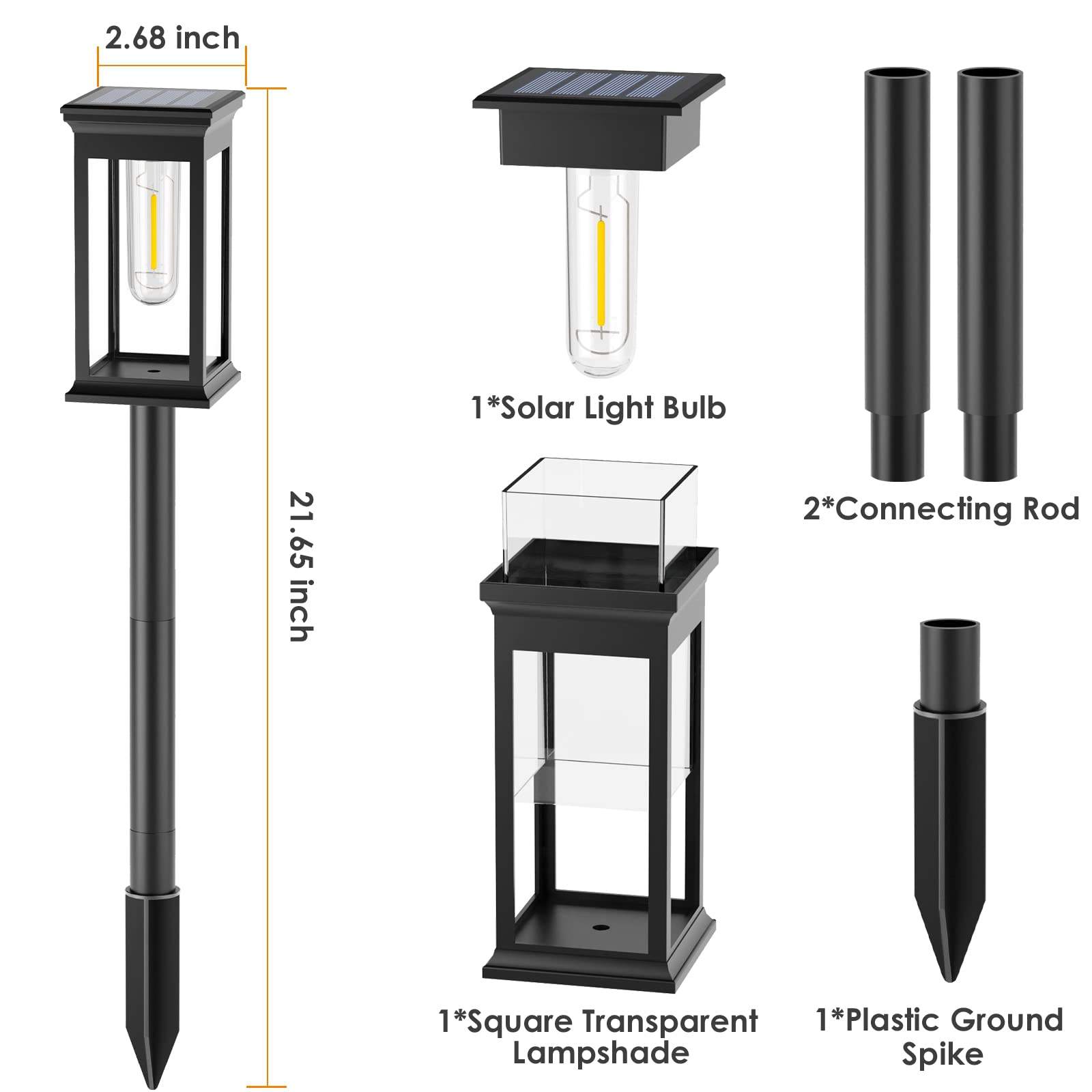Landscape Outdoor Waterproof Garden Decoration Lawn Pathway IP65 Solar Lamp for Walkway Yard