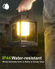 Outdoor Camping Reading Rechargeable Lantern Shape Decoration Solar Power Table Lamp