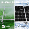 Environment-friendly Adjustable Waterproof Multi-Pieces Solar Panel Mounting Brackets Kit System for 1-4pcs Solar Panels